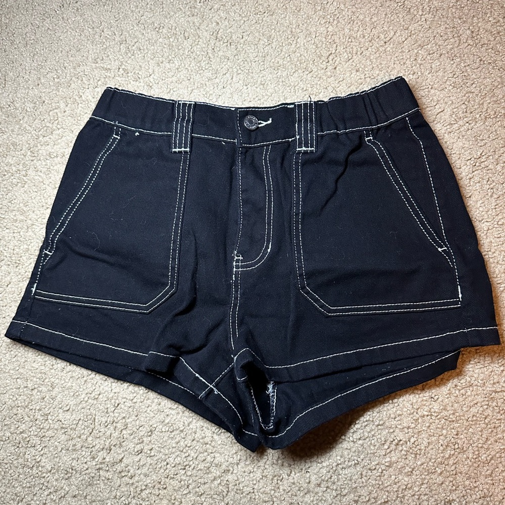 PacSun Black Denim High Waist Women's Shorts